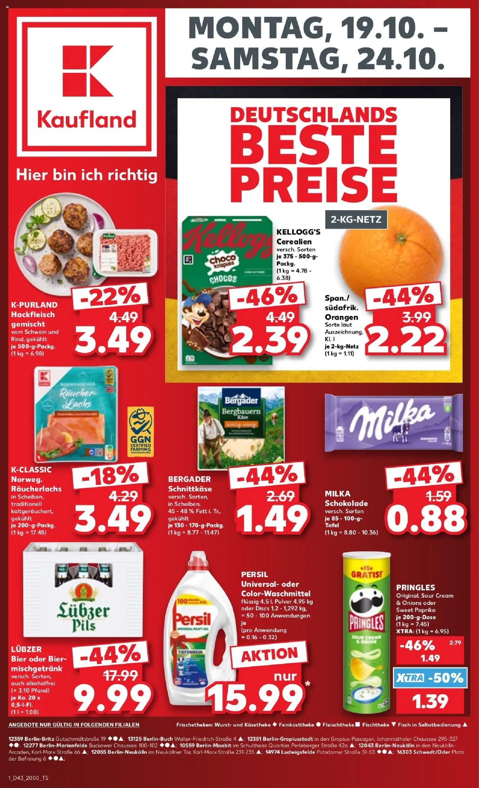 Kaufland Prospekt - Seite 1 - gültig ab 19.10.2026