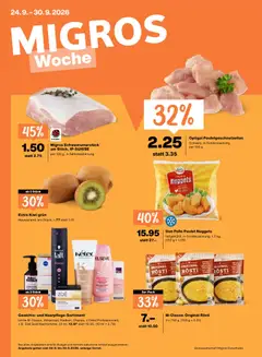 Vorschau Migros aktionen gültig ab 24.09.2026