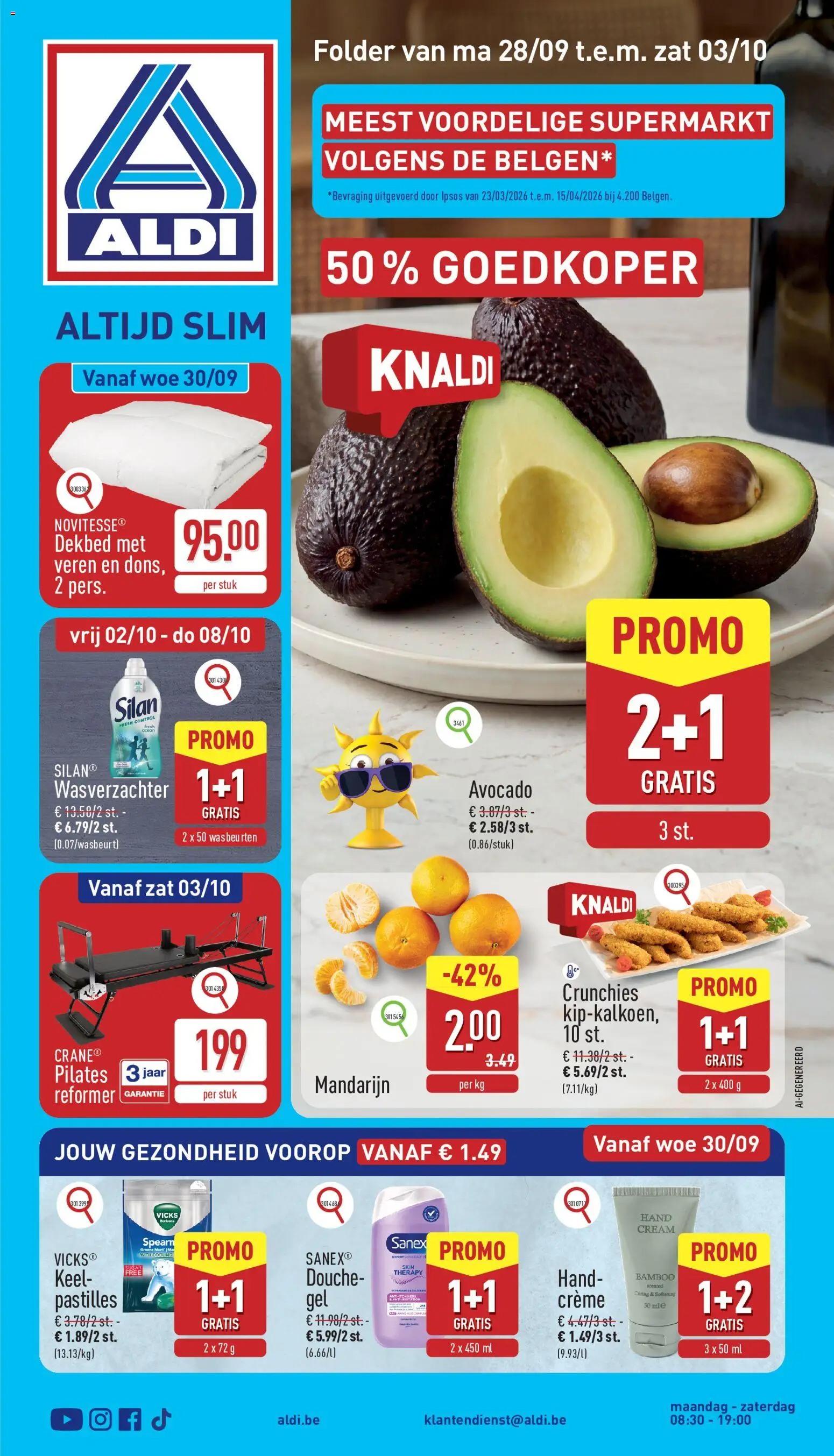 Aldi folder week 40 - pagina 1- geldig vanaf 28/09/2026