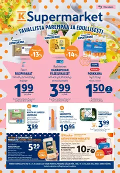 Esikatselu K-Supermarket tarjoukset voimassa alkaen 19/10/2026