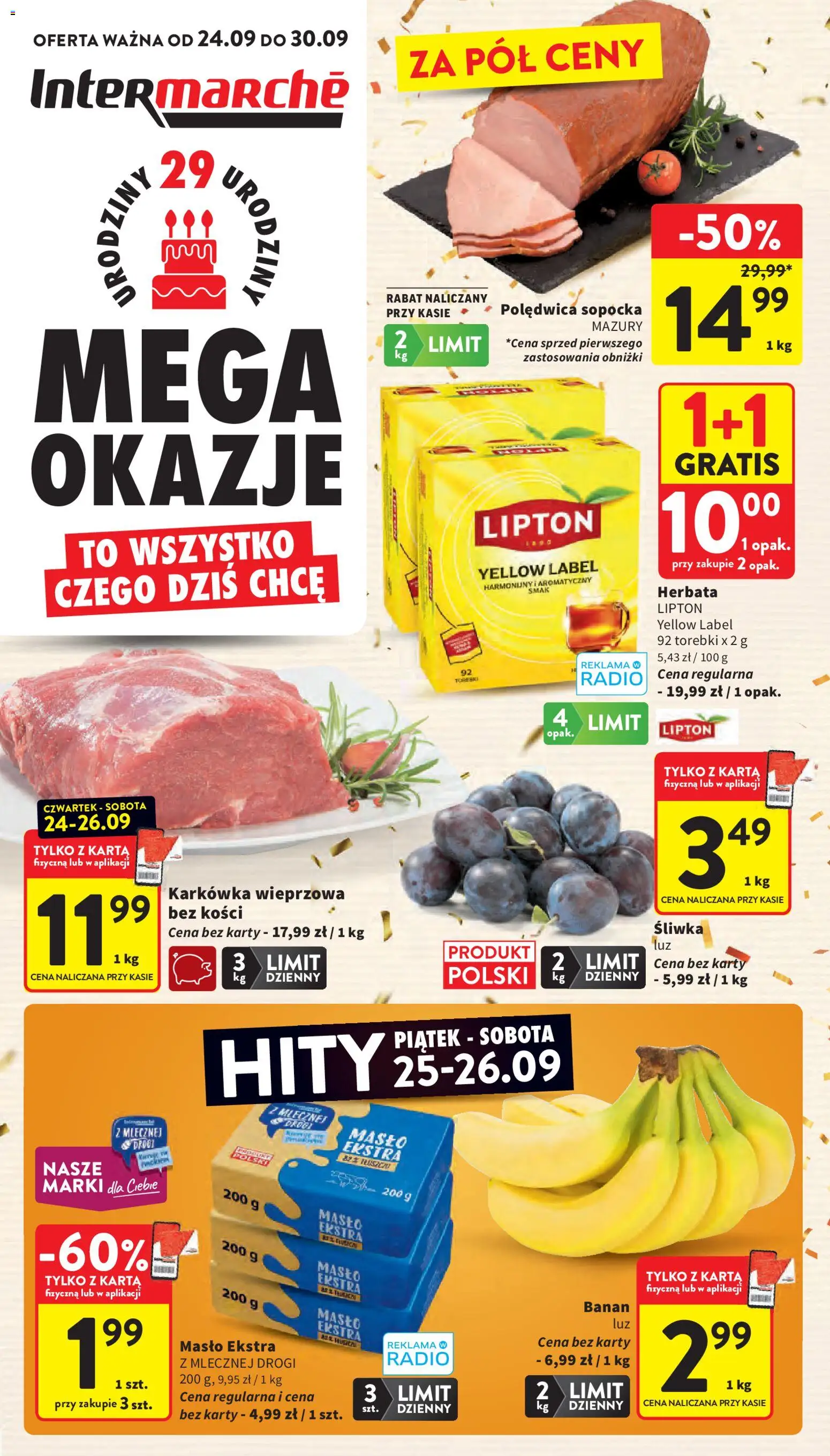 Intermarche gazetka - strona 1- ważny od 24.09.2026