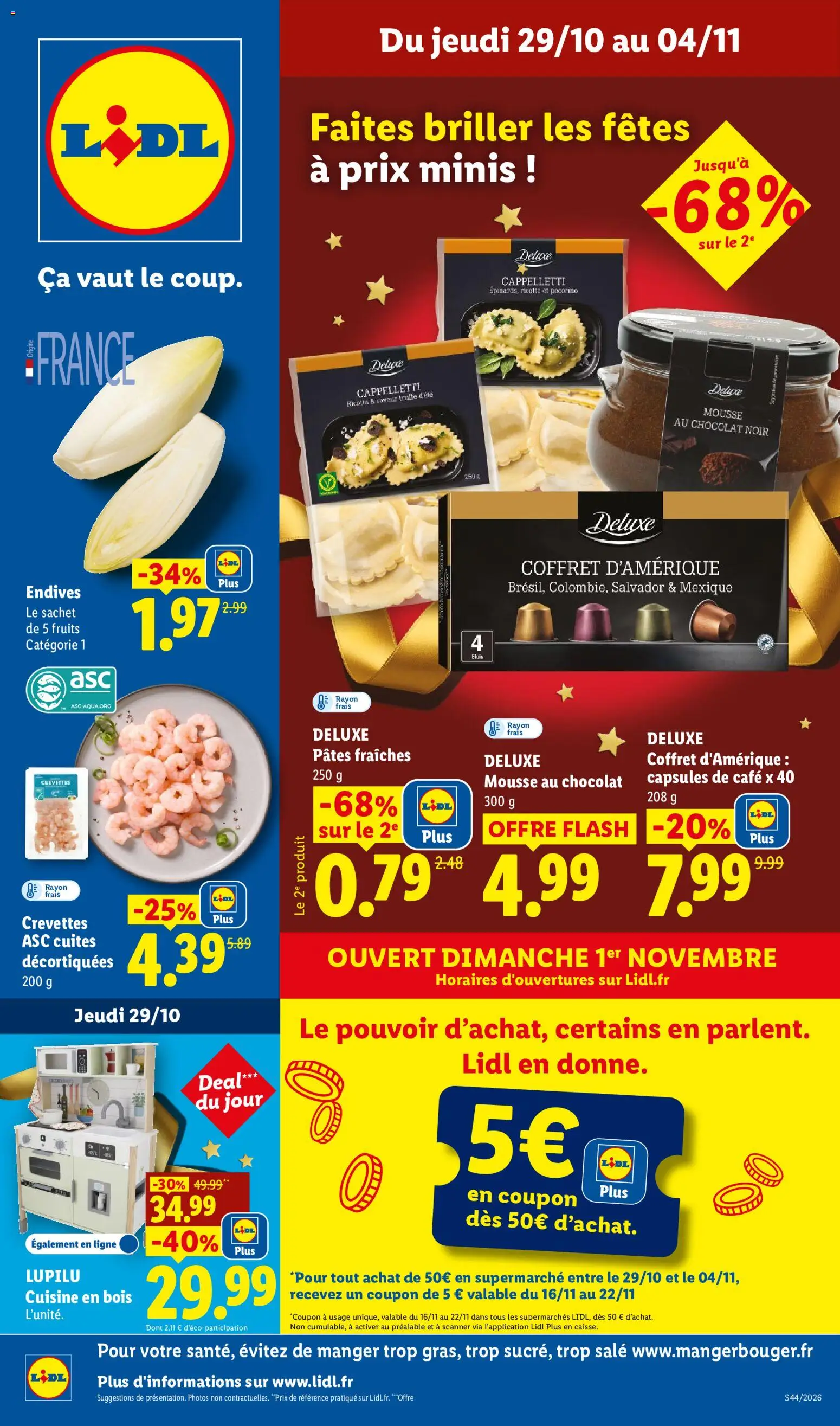 LIDL catalogue - page 1 - valable à partir du 29/10/2026
