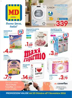 Anteprima MD Discount volantino valida dal 20/10/2026