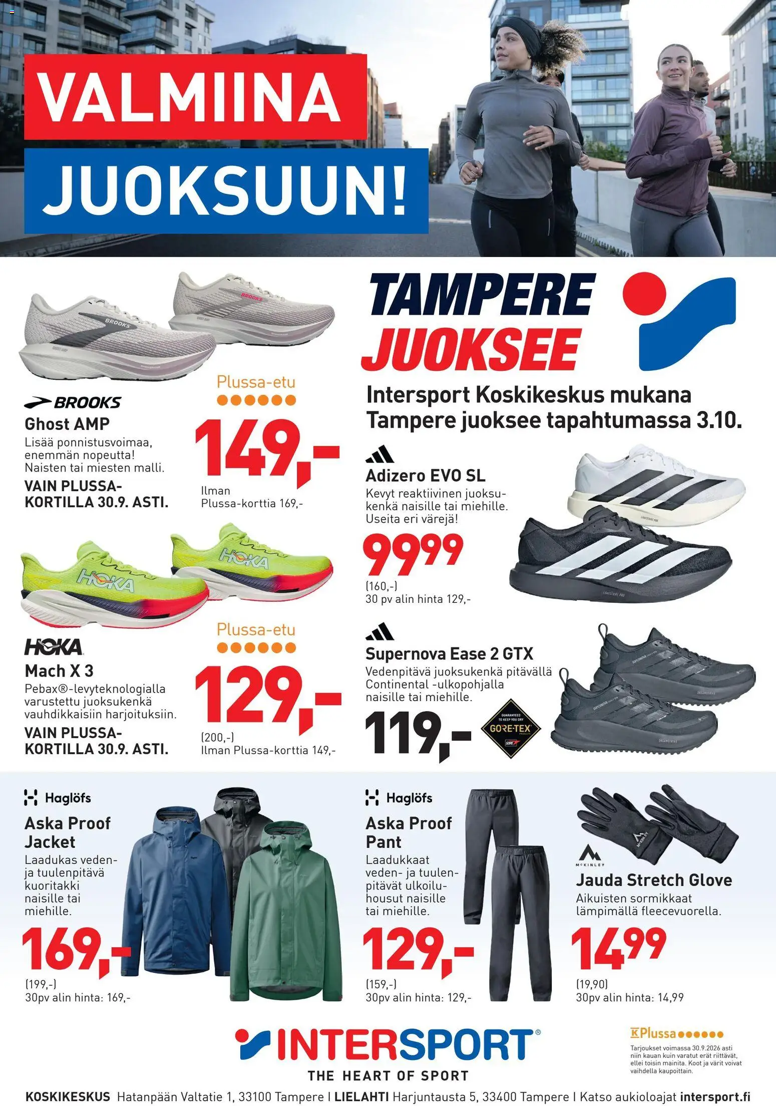 Intersport tarjoukset - sivu 1- voimassa alkaen 19/09/2026