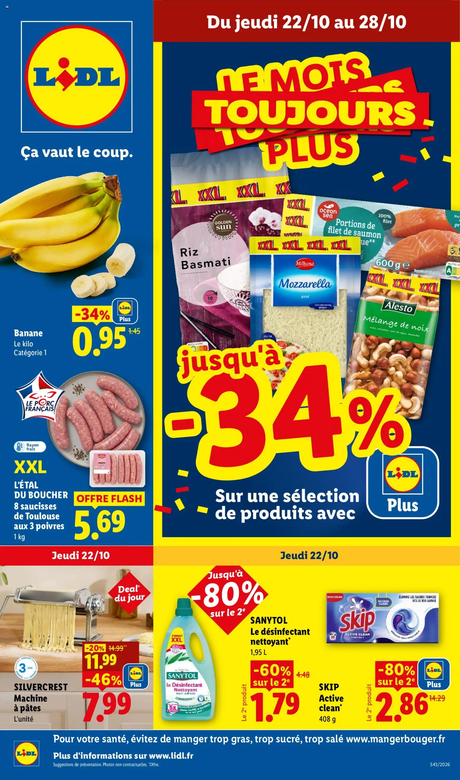 LIDL catalogue - page 1 - valable à partir du 22/10/2026