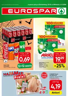 Vorschau Eurospar Flugblatt gültig ab 22.10.2026