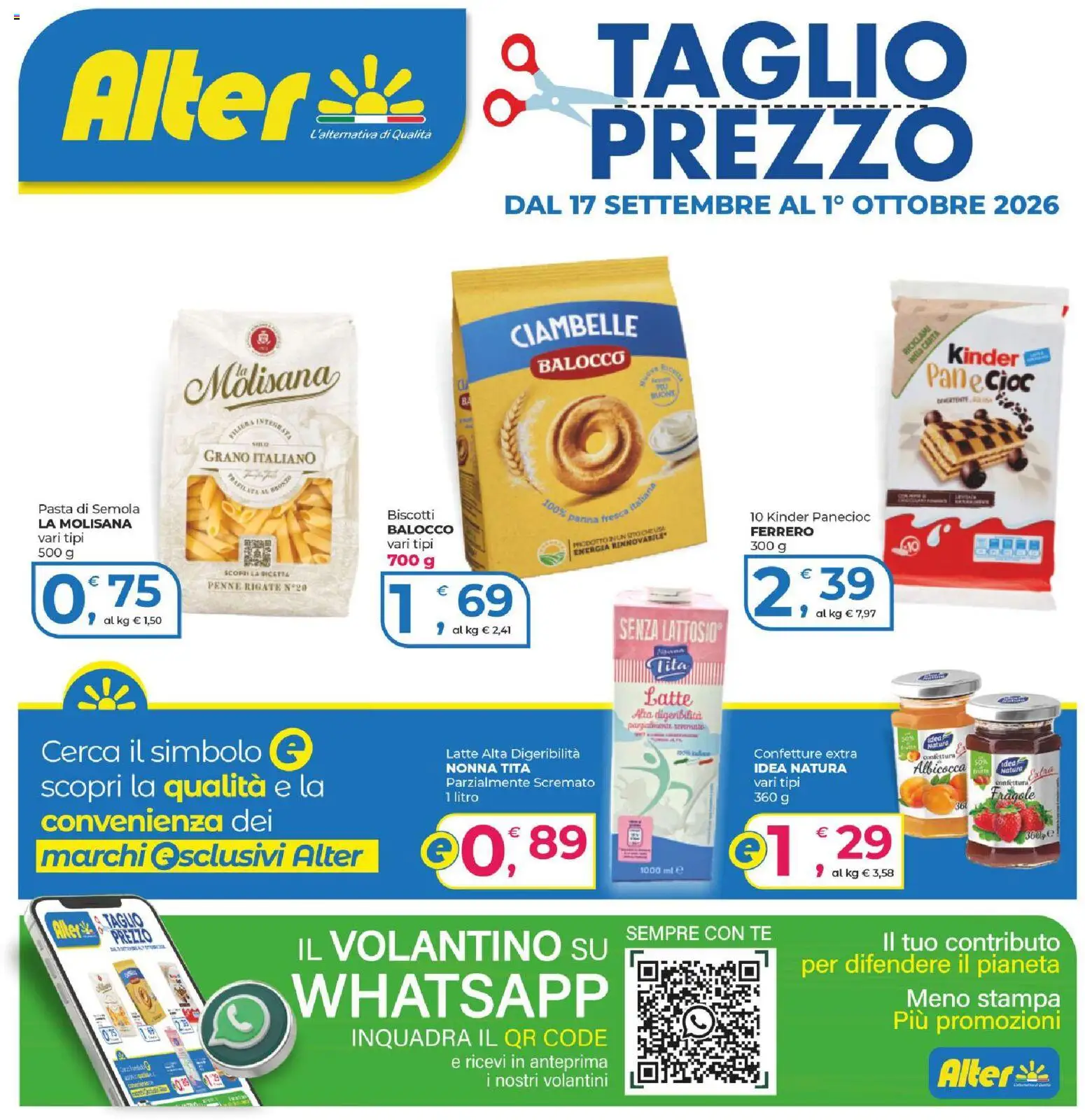 Alter Discount volantino - pagina 1 - valido dal 17/09/2026