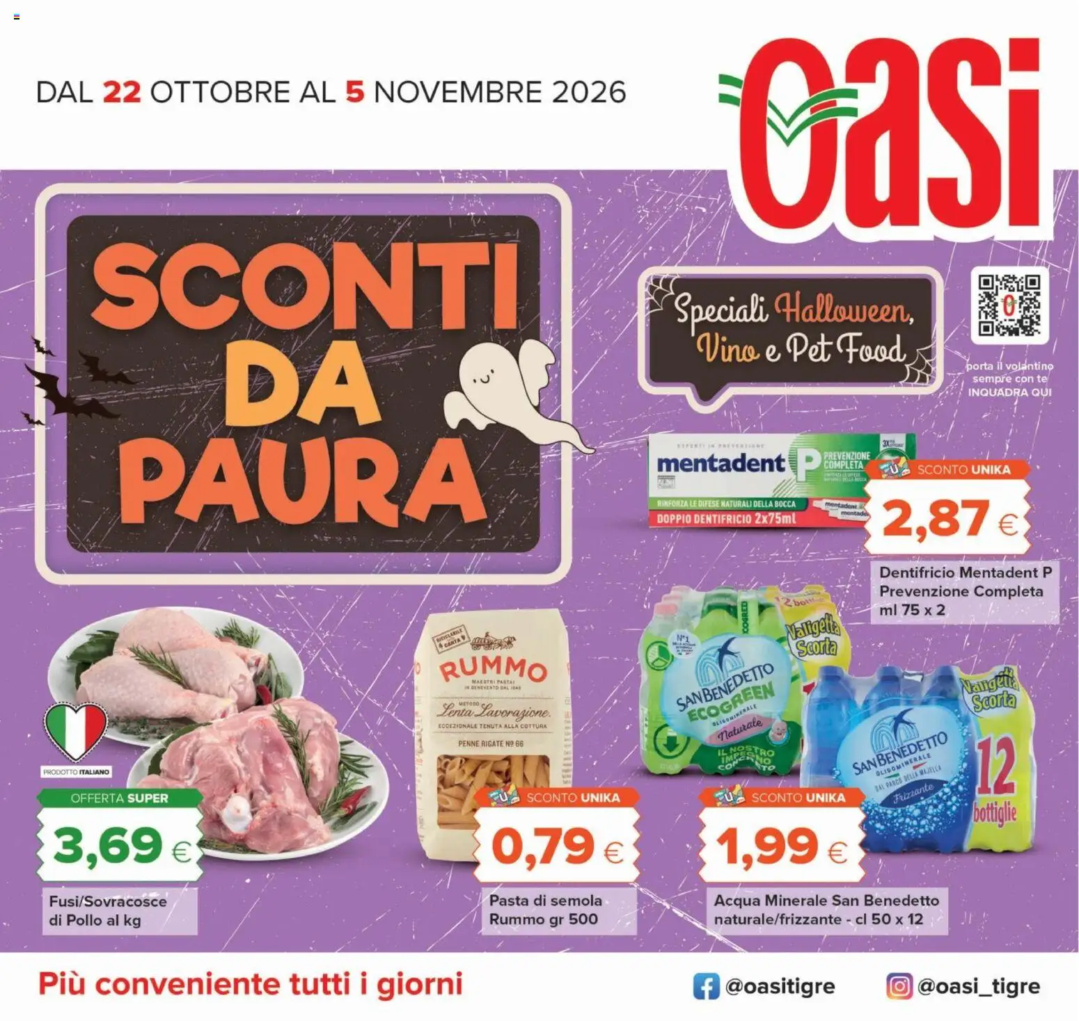 Oasi volantino - pagina 1 - valido dal 22/10/2026