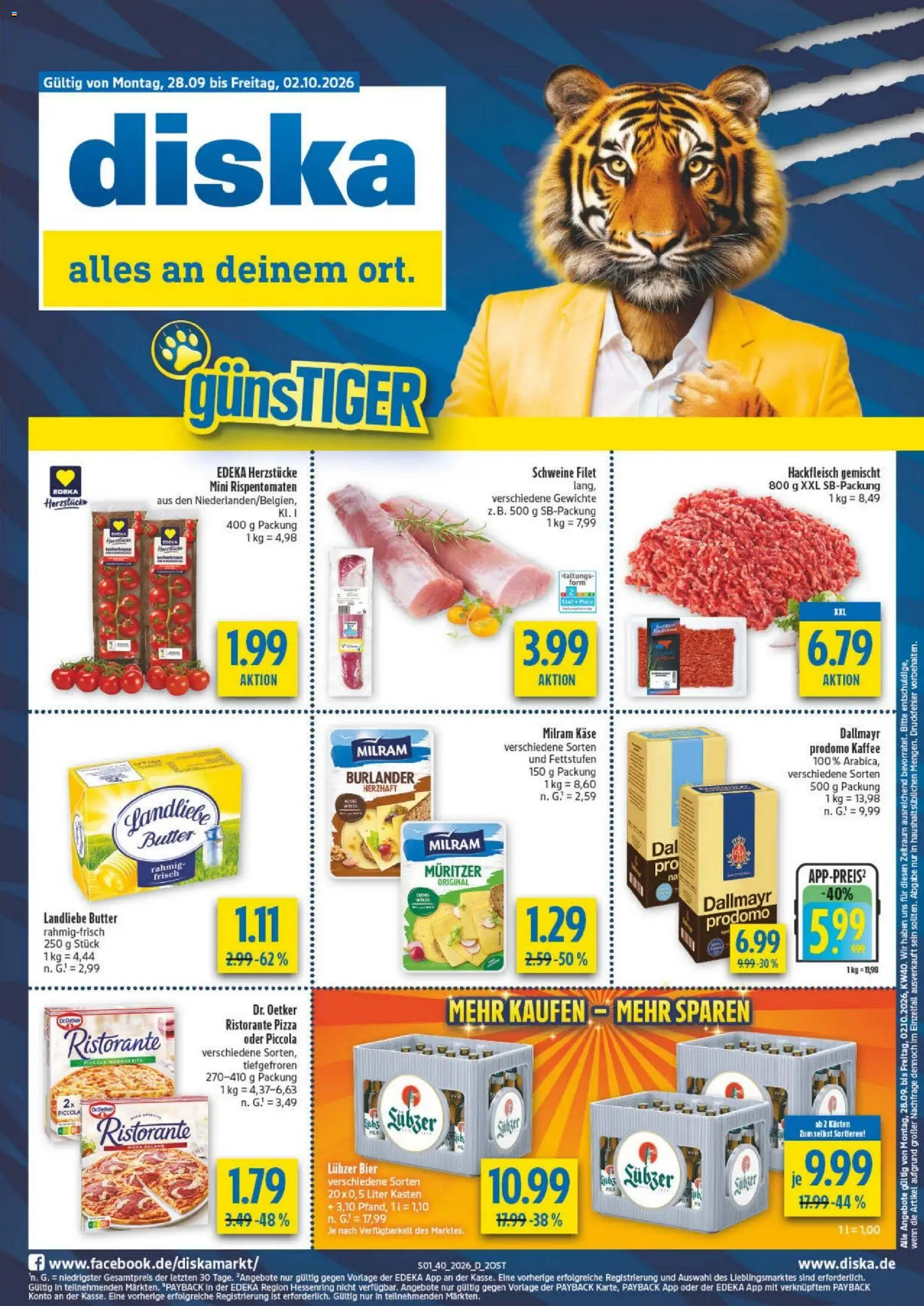Diska Prospekt - Seite 1 - gültig ab 28.09.2026
