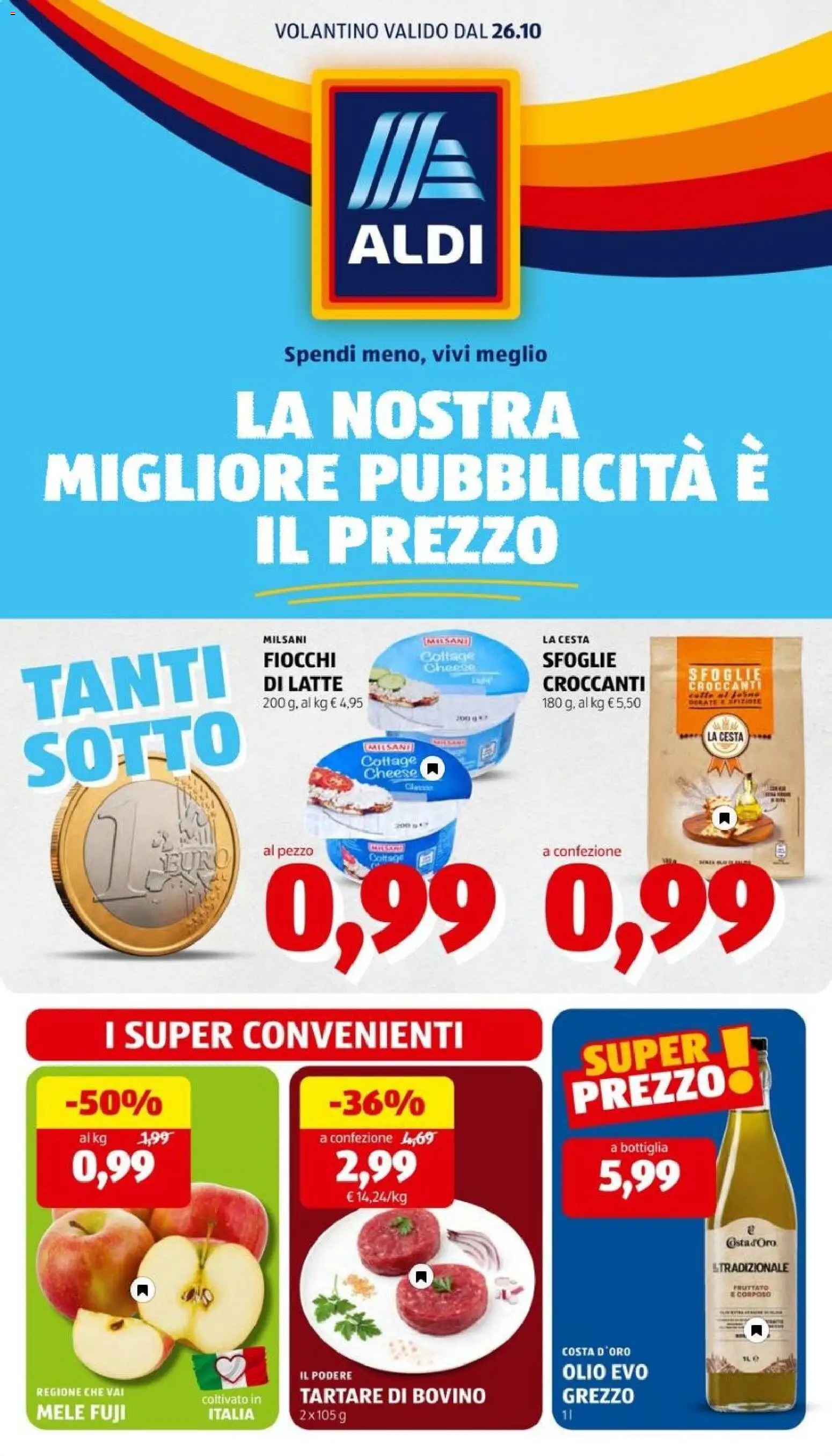Aldi volantino - pagina 1 - valido dal 26/10/2026