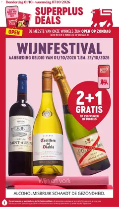Delhaize folder week 40 geldig vanaf 01/10/2026