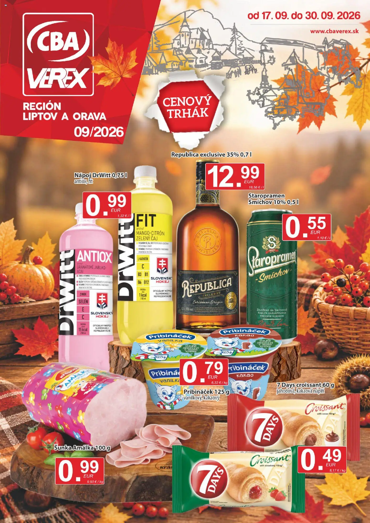 CBA Verex leták - strana 1- platný od 17.09.2026