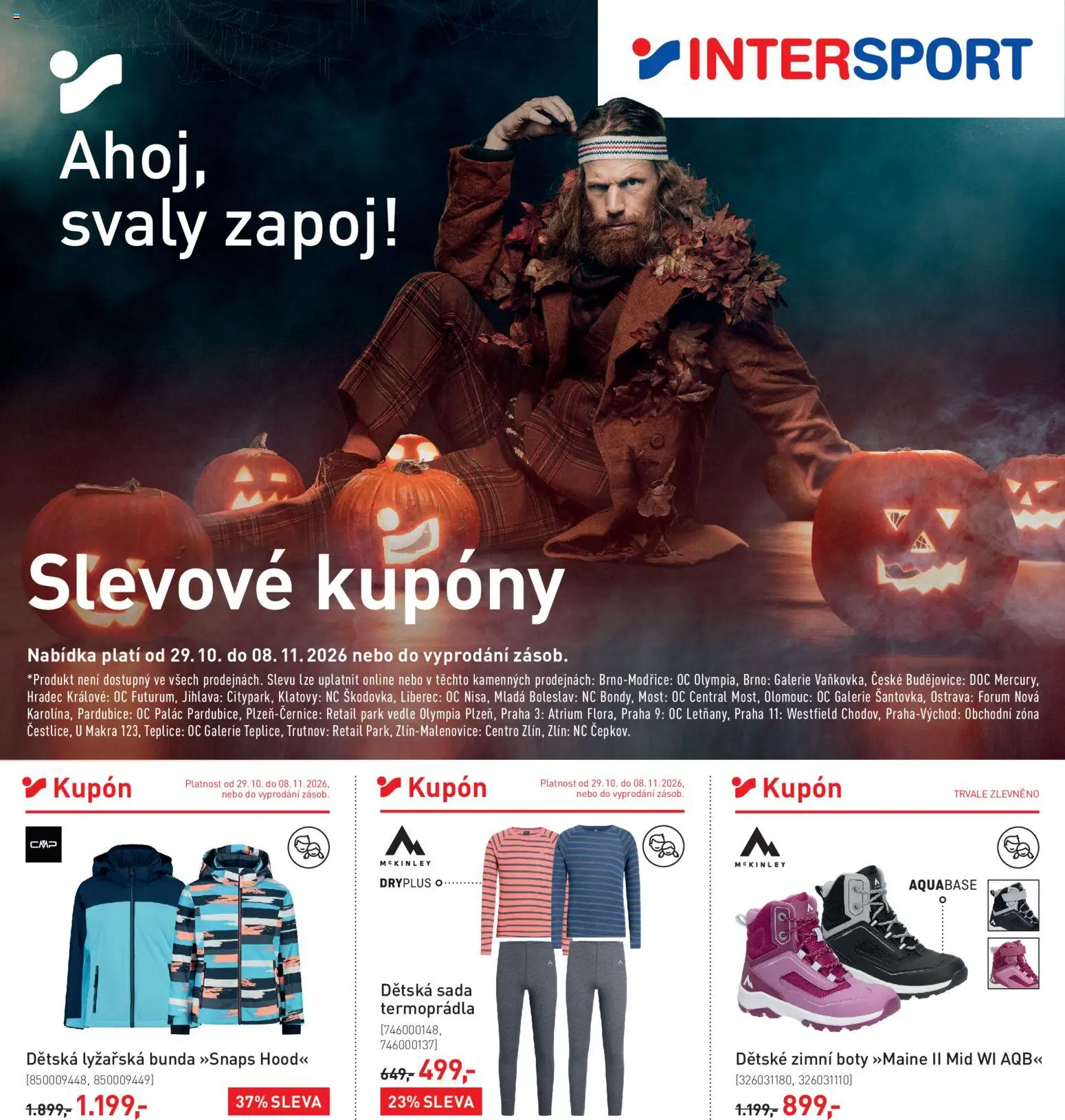 Intersport leták - strana 1- platný od 29.10.2026