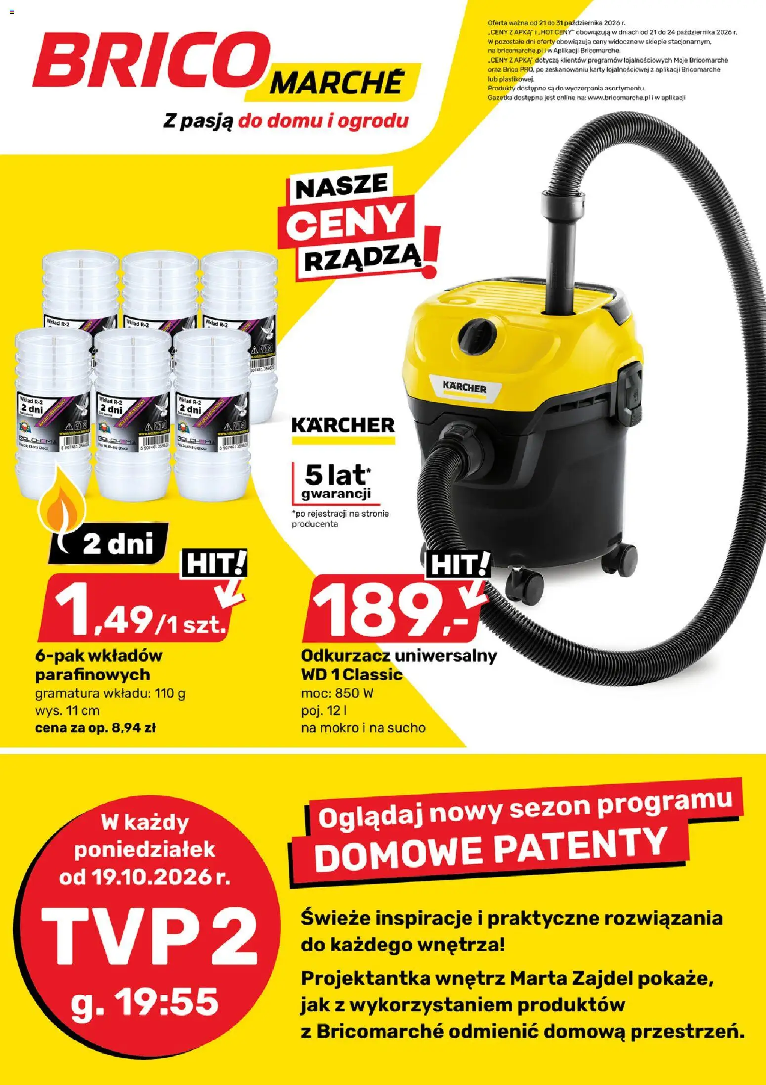 Brico Marché gazetka - strona 1- ważny od 21.10.2026
