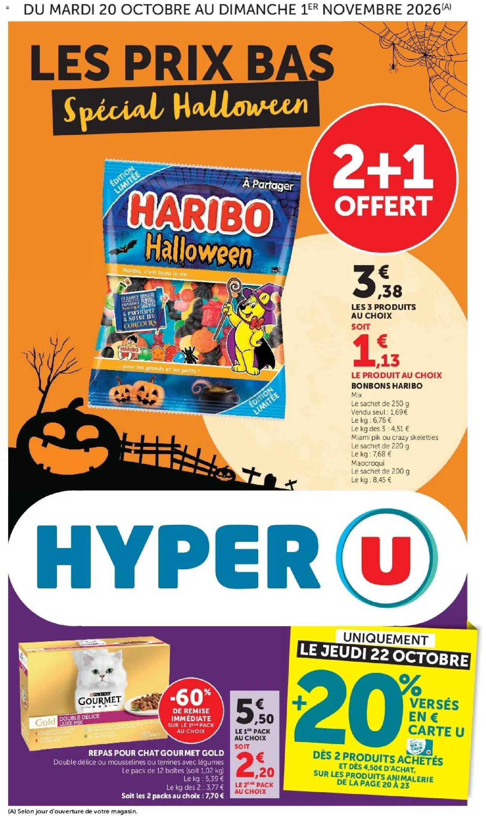 Hyper U catalogue - page 1 - valable à partir du 20/10/2026