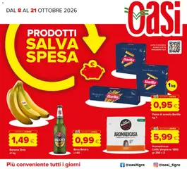Anteprima Oasi volantino valida dal 08/10/2026