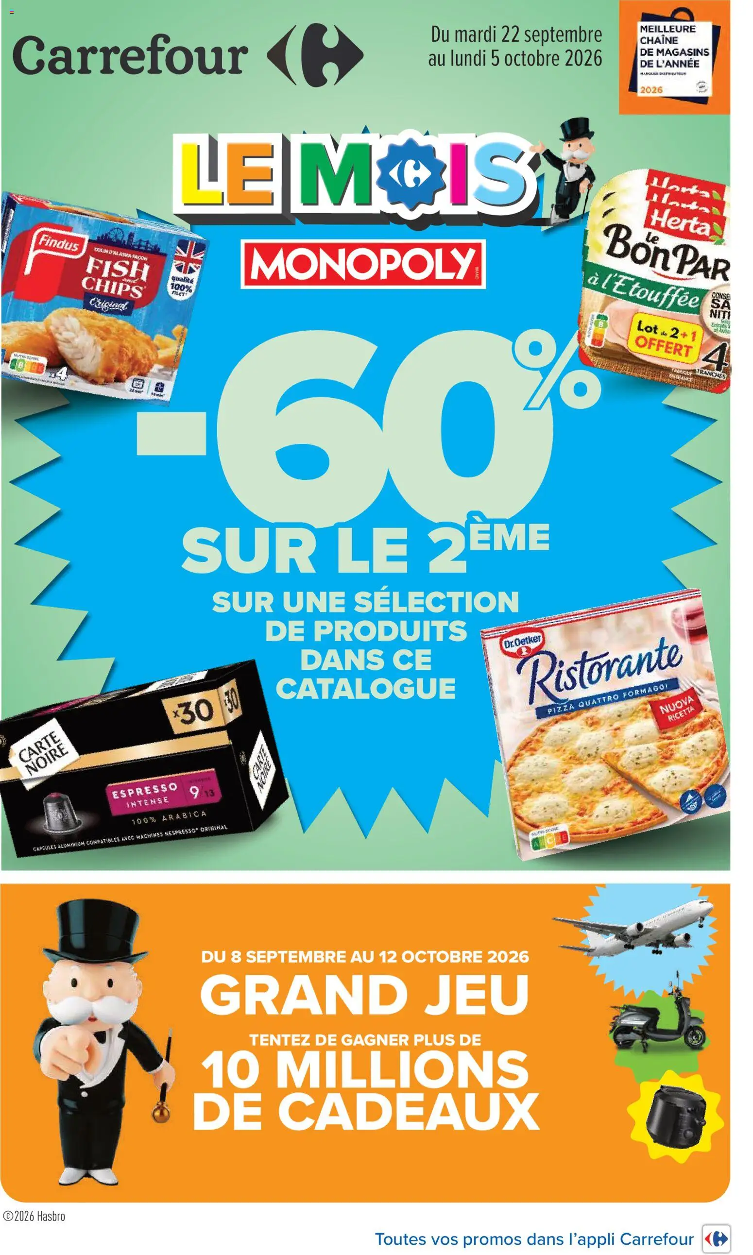 Carrefour catalogue - page 1 - valable à partir du 22/09/2026