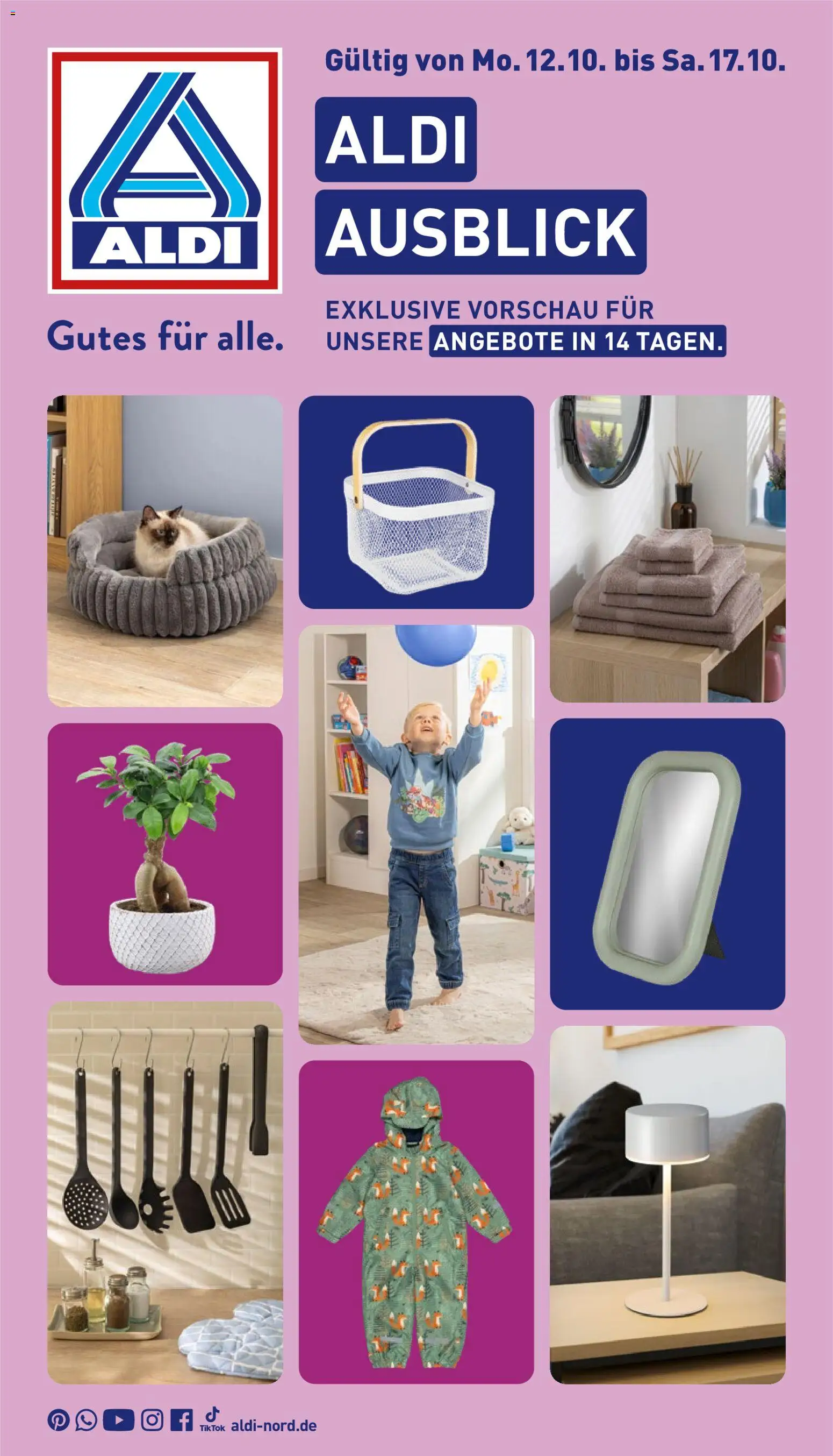 Aldi Prospekt - Seite 1 - gültig ab 12.10.2026