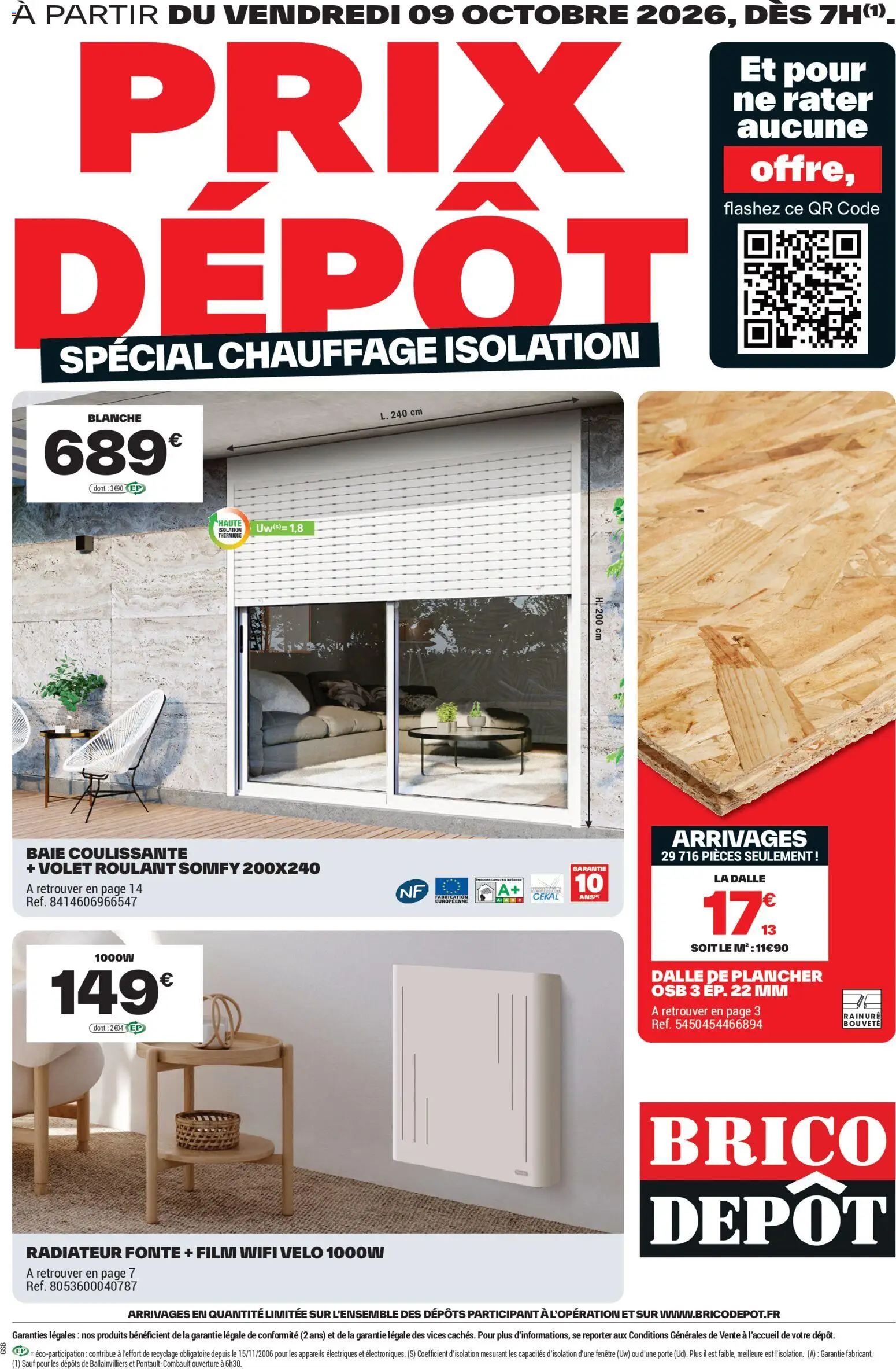 Brico Dépôt catalogue - page 1 - valable à partir du 09/10/2026