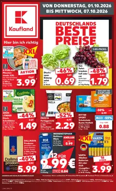 Kaufland DE -DE Folder geldig vanaf 01-10-2026