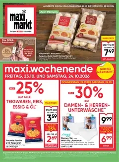 Vorschau Maximarkt Flugblatt gültig ab 22.10.2026