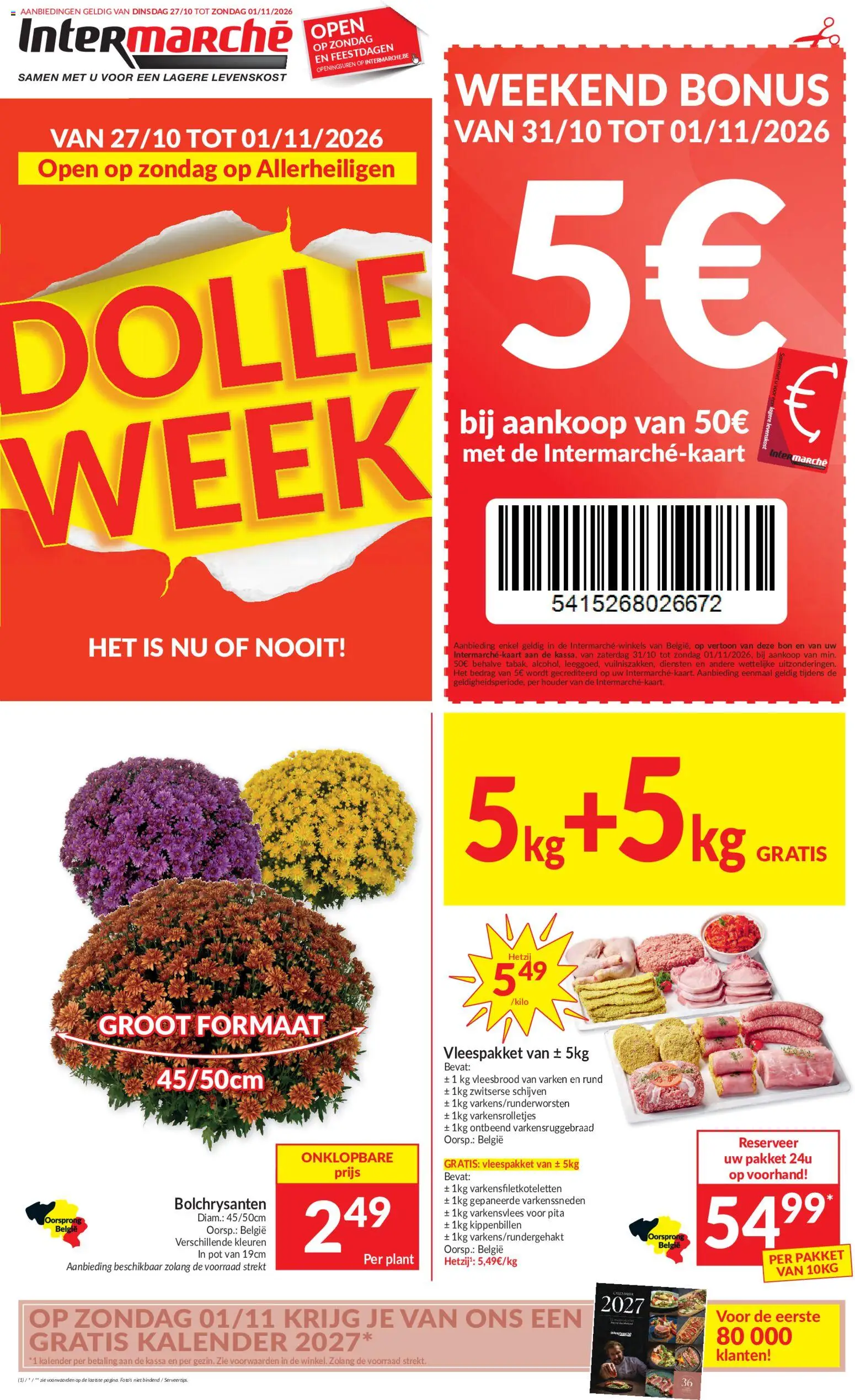 Intermarché folder - pagina 1- geldig vanaf 27/10/2026