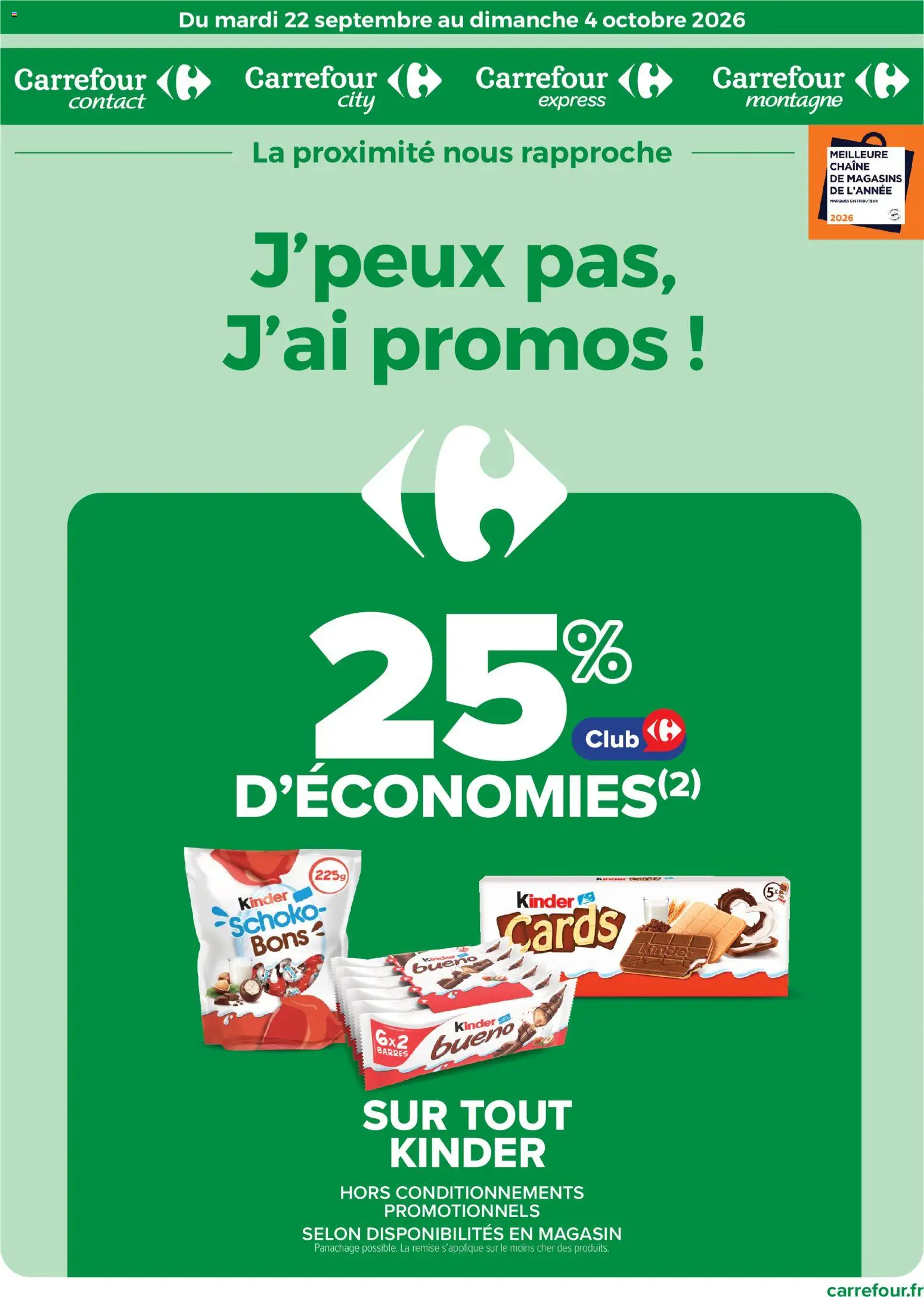 Carrefour City catalogue - page 1 - valable à partir du 22/09/2026