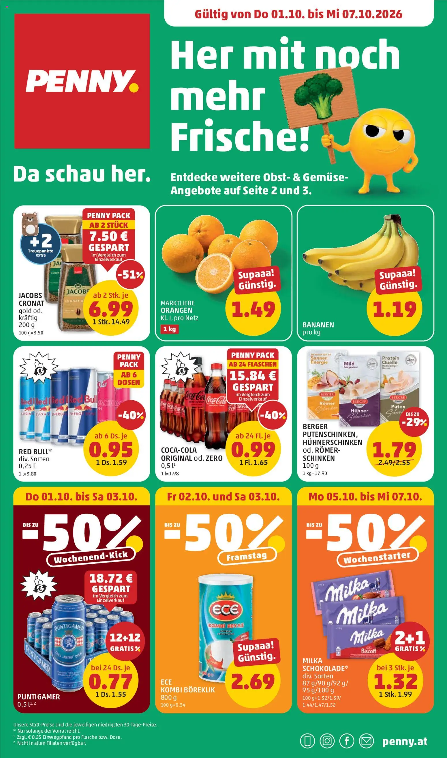 Penny Markt - Flugblatt - Seite 1- gültig ab 01.10.2026