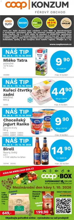 Náhled Konzum leták platný od 30.09.2026
