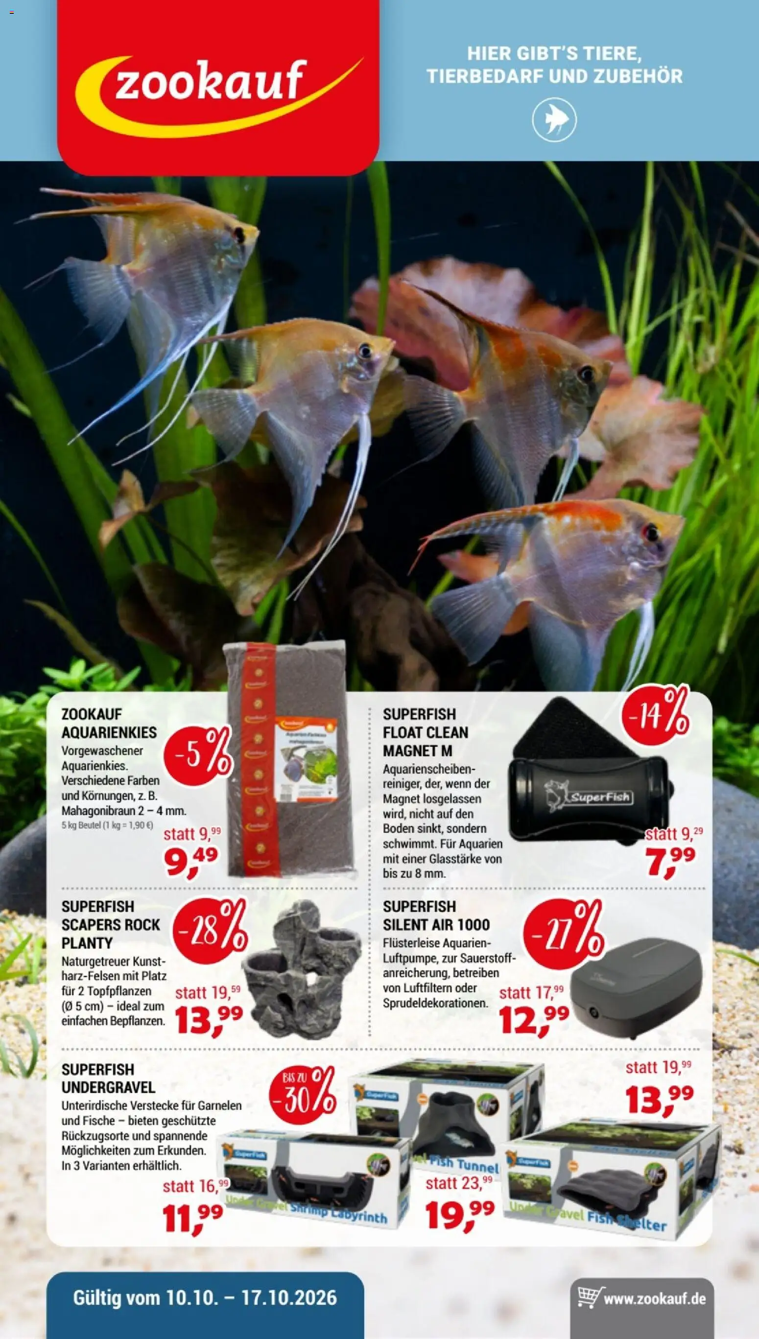 zookauf Prospekt - Seite 1 - gültig ab 10.10.2026