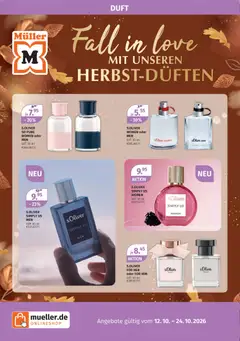 Vorschau Müller Parfümerie-Highlights gültig ab 12.10.2026