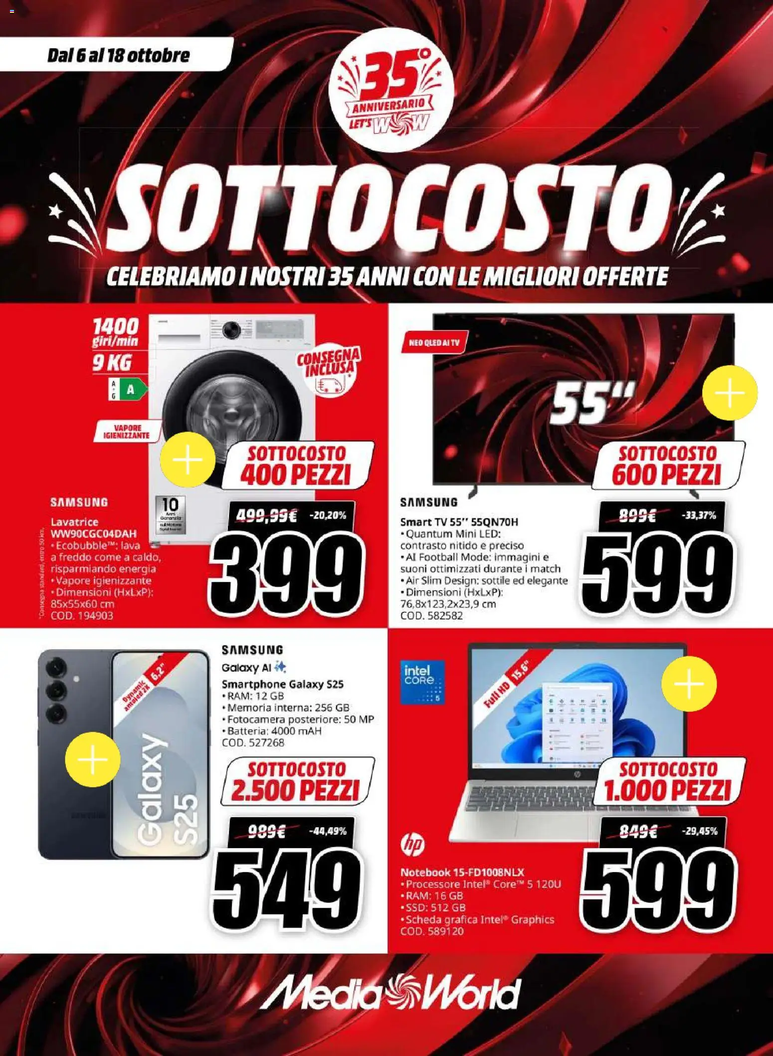 Media World volantino - pagina 1 - valido dal 06/10/2026