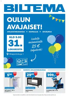 Esikatselu Biltema tarjoukset Oulu voimassa alkaen 31/10/2026