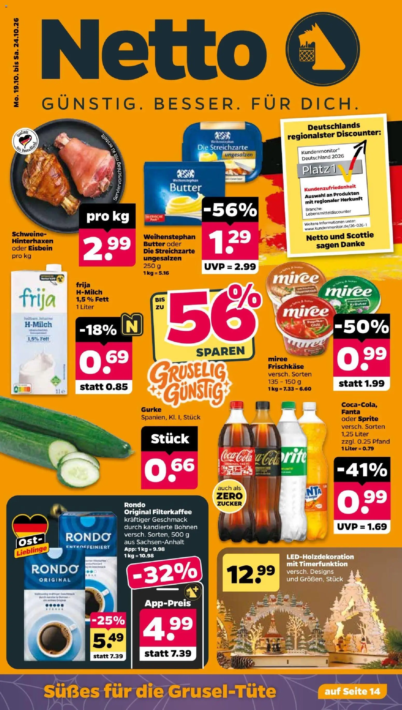 Netto Prospekt - Seite 1 - gültig ab 19.10.2026