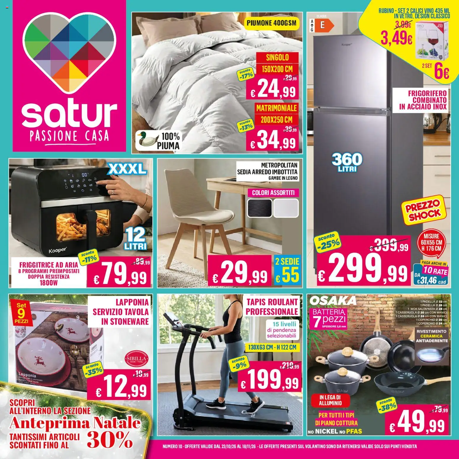Satur volantino - pagina 1 - valido dal 23/10/2026