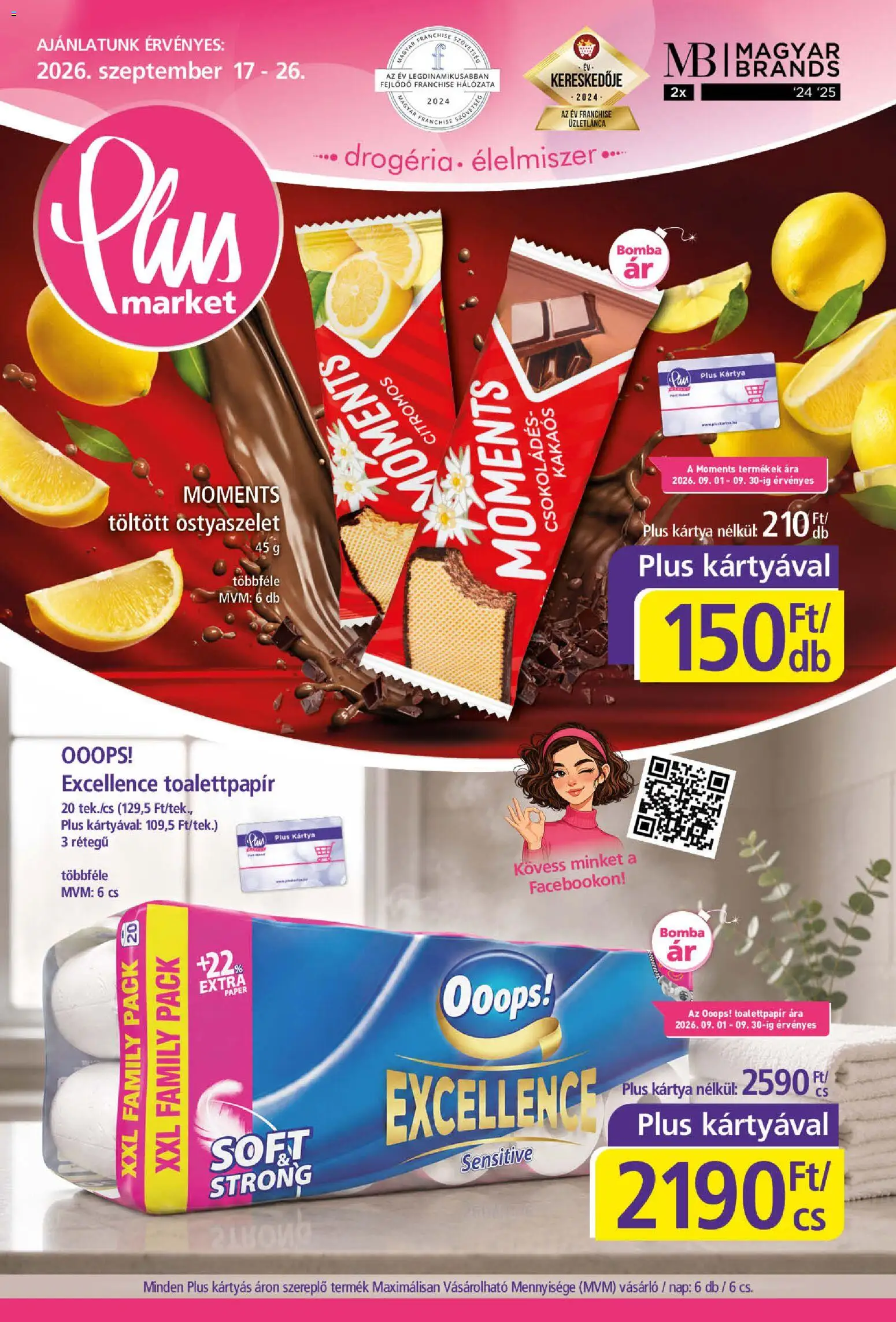 Plus Market akciós újság - 1oldal - érvényes 2026.09.17.-tól