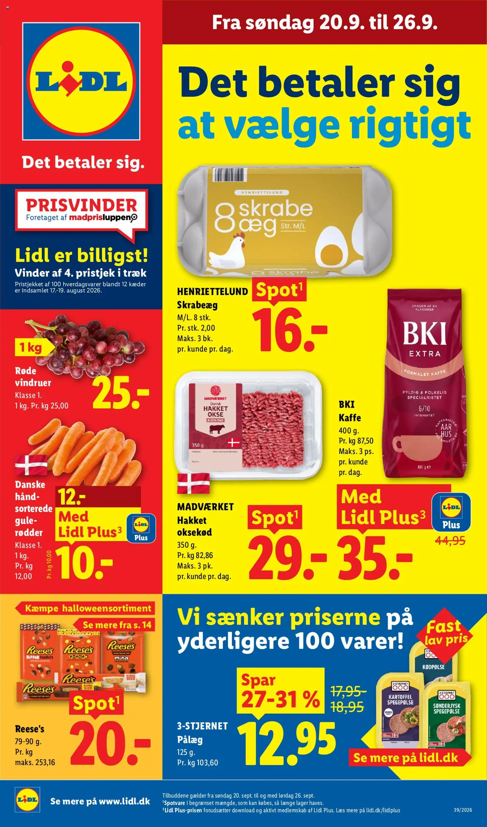 Lidl - Tilbudsavis - side 1- gyldig fra 20/09/2026