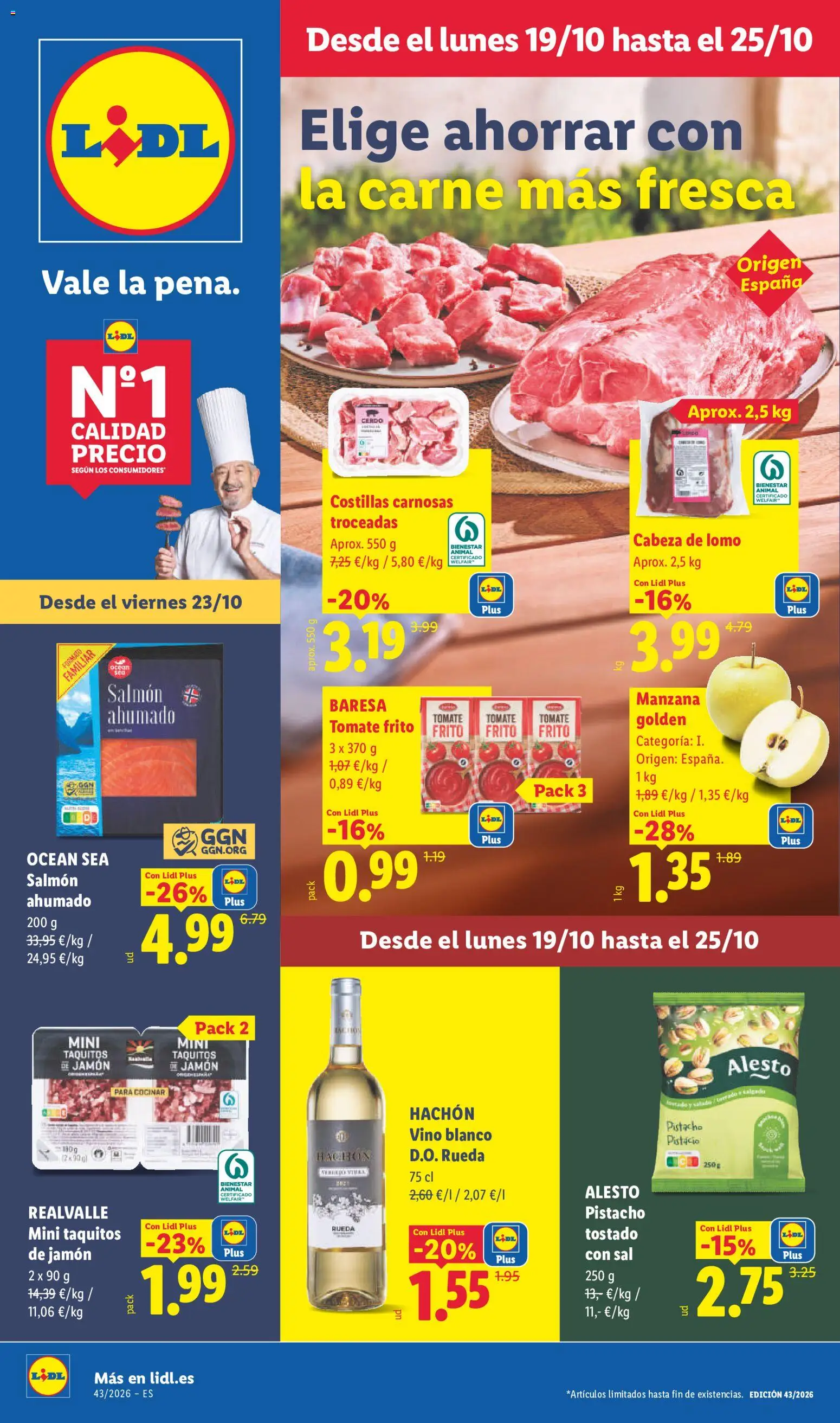 Lidl folleto - Página de 1 - Válido desde 19/10/2026