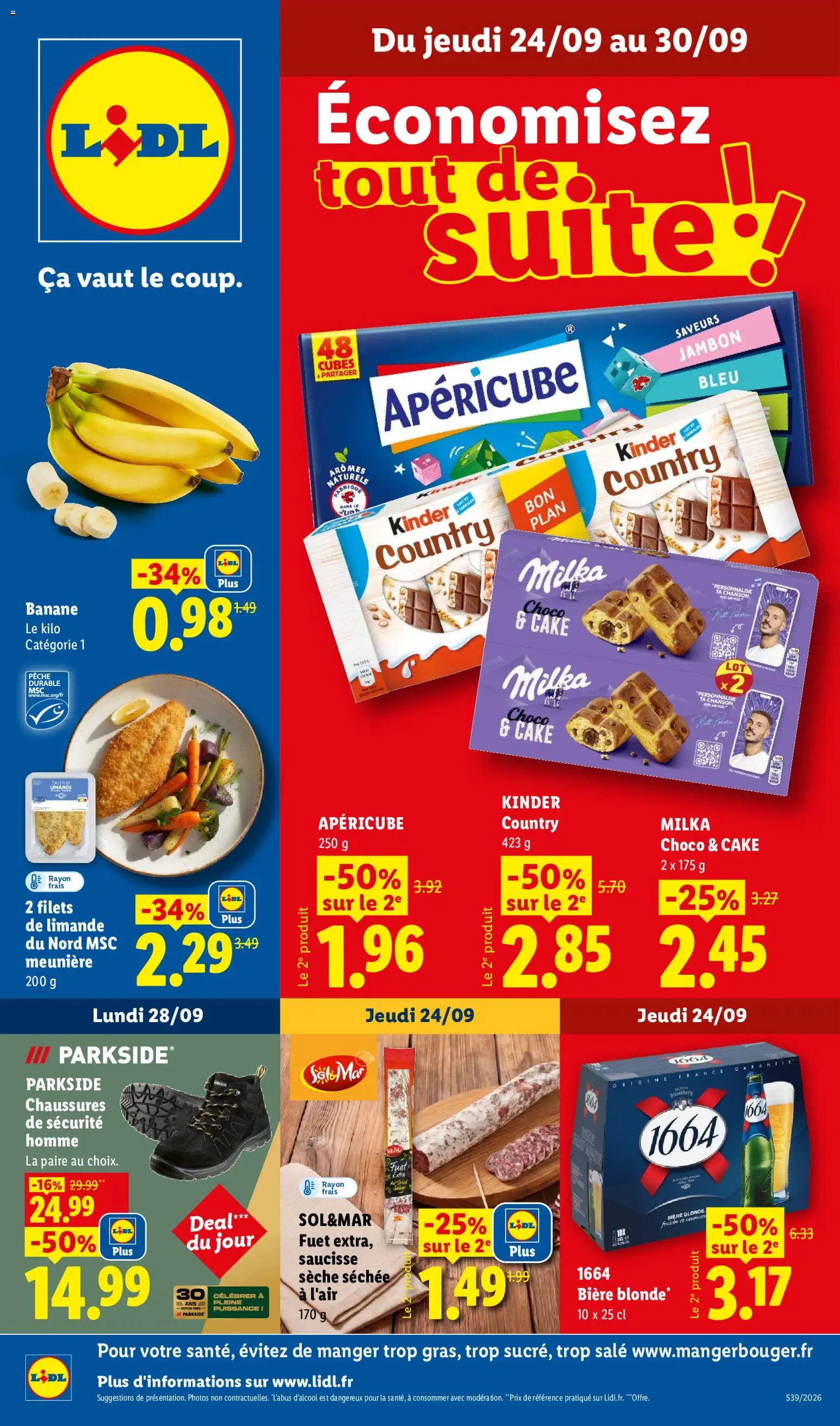 LIDL catalogue - page 1 - valable à partir du 24/09/2026