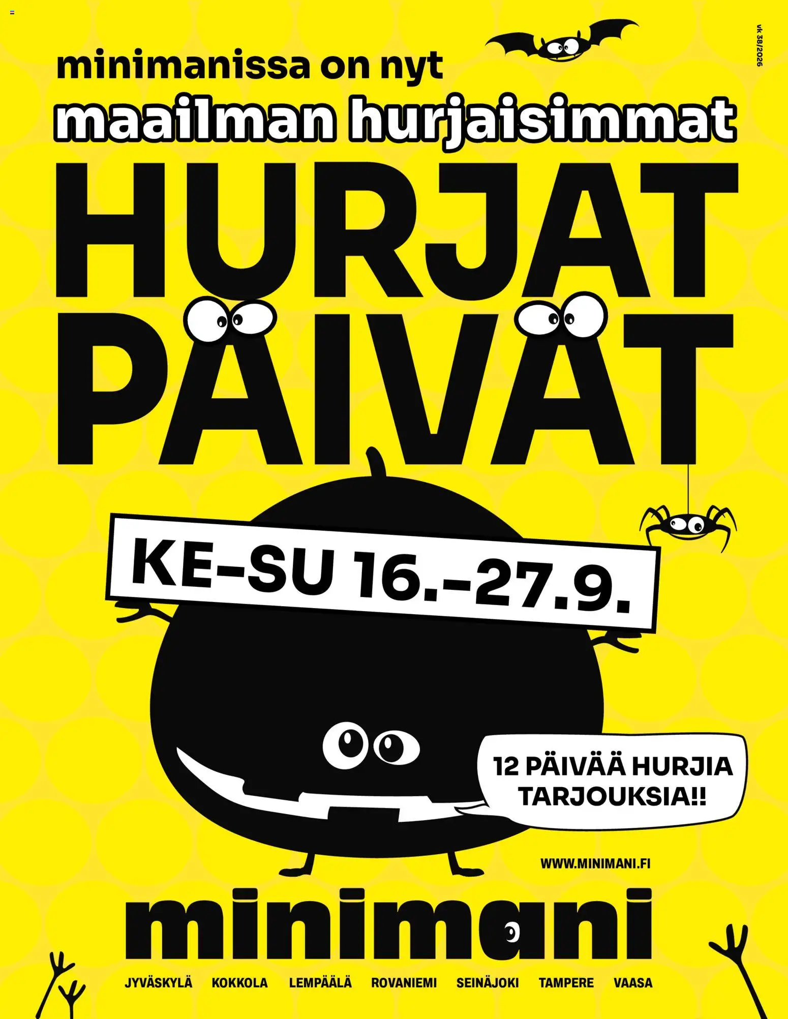 Minimani lehti-ilmoitukset ja mainoslehti - sivu 1- voimassa alkaen 16/09/2026