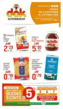 Anteprima DOK volantino valida dal 24/09/2026