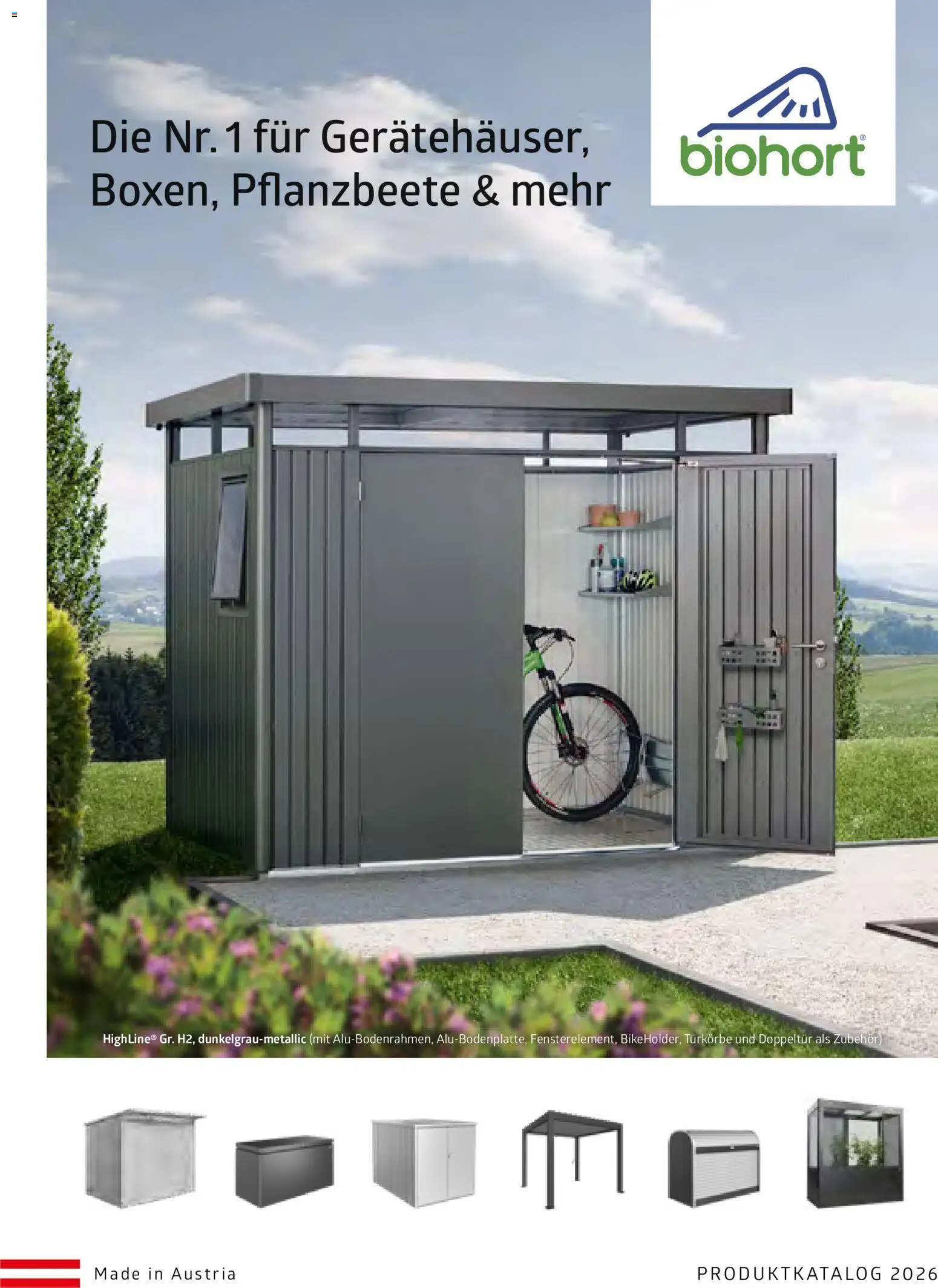 Biohort – Metall für Garten & Terrasse - Seite 1 - gültig ab 01.01.2026