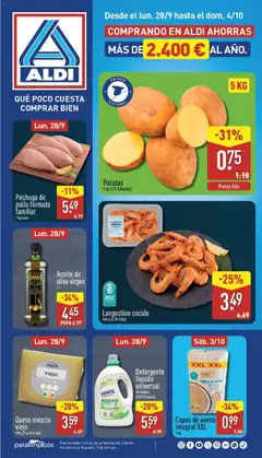 Vista previa del folleto Aldi  folleto Península válido desde 28/09/2026
