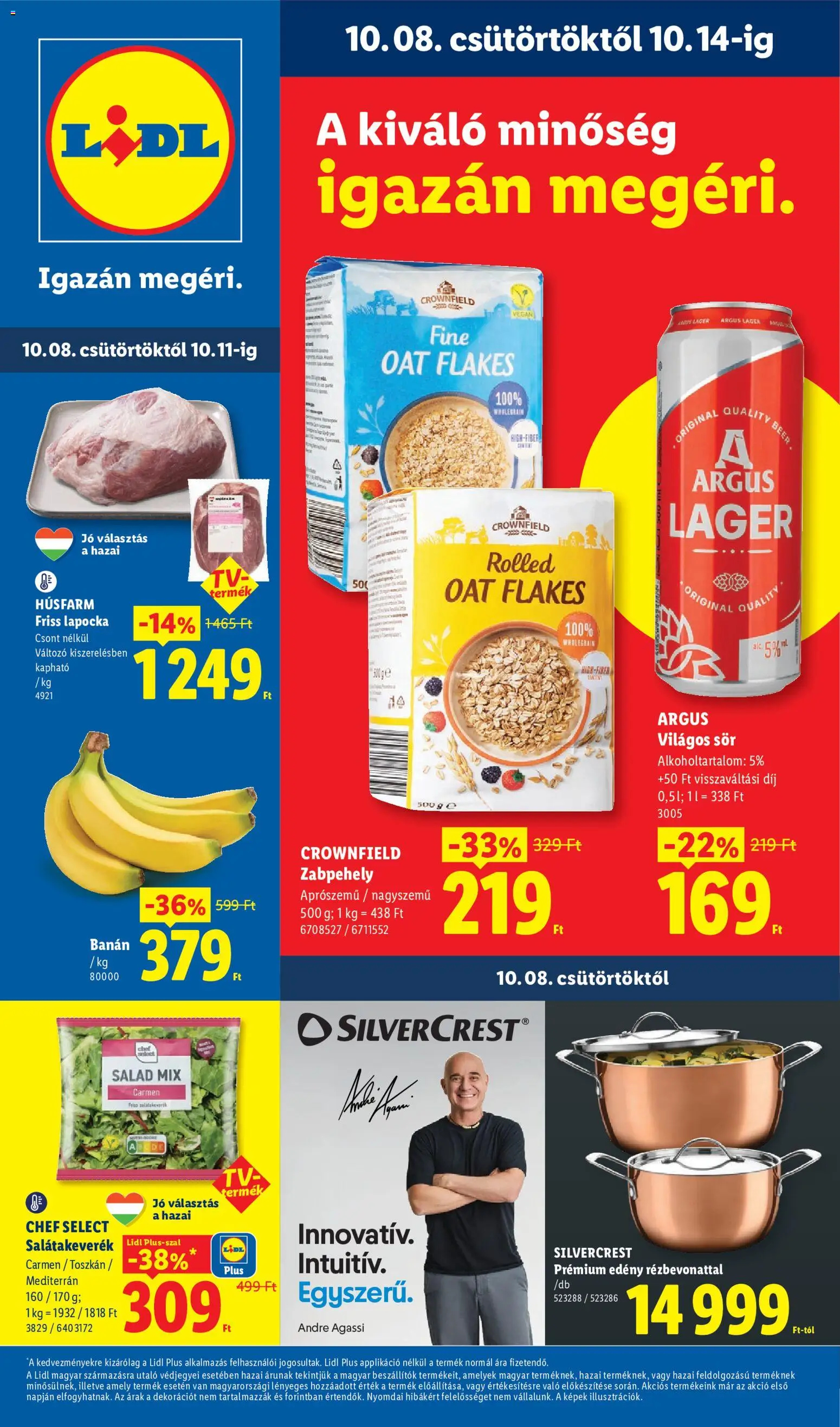 Lidl akciós újság - 1oldal - érvényes 2026.10.08.-tól