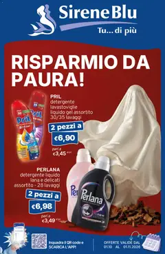 Anteprima Sirene Blu volantino valida dal 01/10/2026