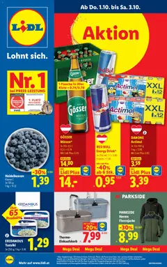 Vorschau Lidl - Flugblatt gültig ab 01.10.2026