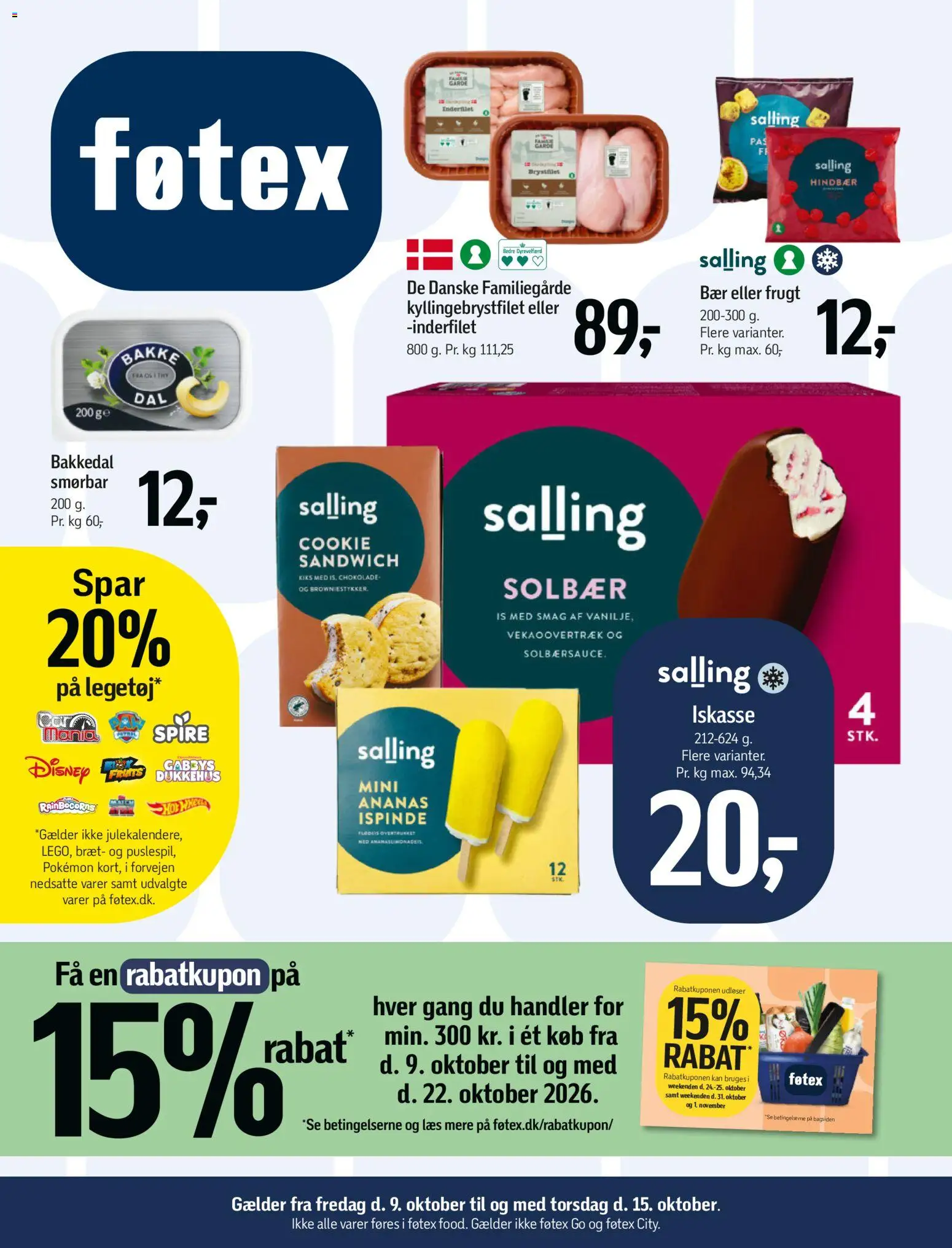 Føtex - Tilbudsavis uge 42 - side 1- gyldig fra 09/10/2026