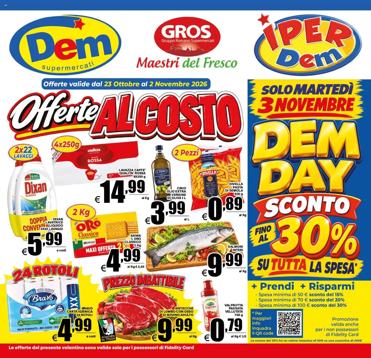 DEM volantino - pagina 1 - valido dal 23/10/2026