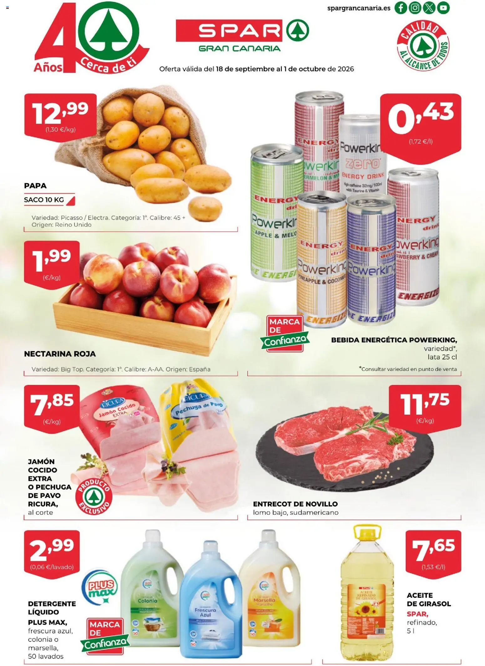 Spar Folleto - Página de 1 - Válido desde 18/09/2026
