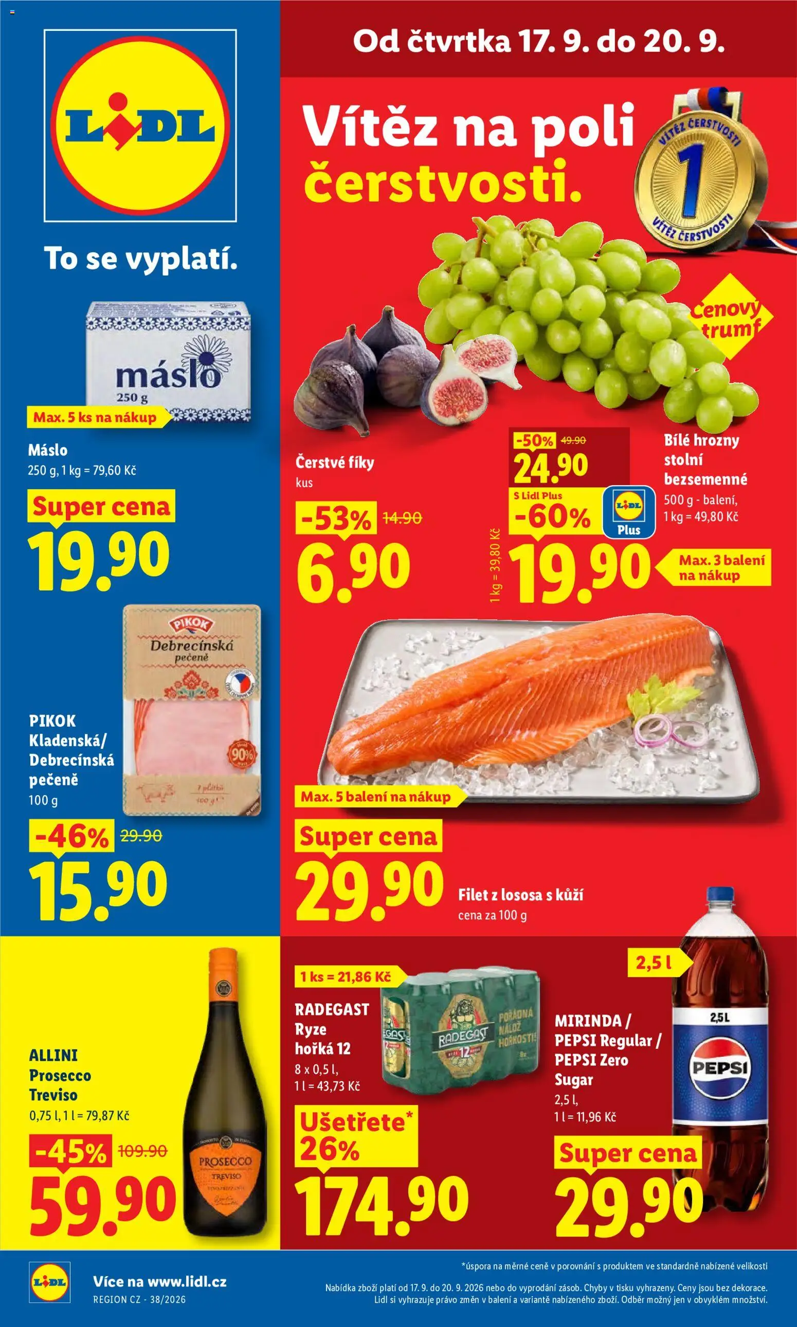 Lidl leták - strana 1- platný od 17.09.2026